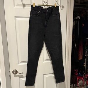 Agolde Women's Black Boyfriend Jeans